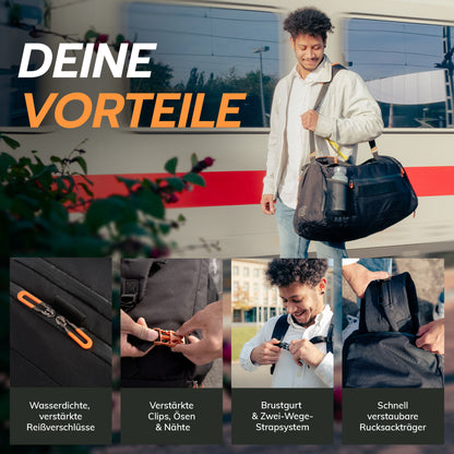 RECARRIER Gym Bag aus recycelten PET-Flaschen