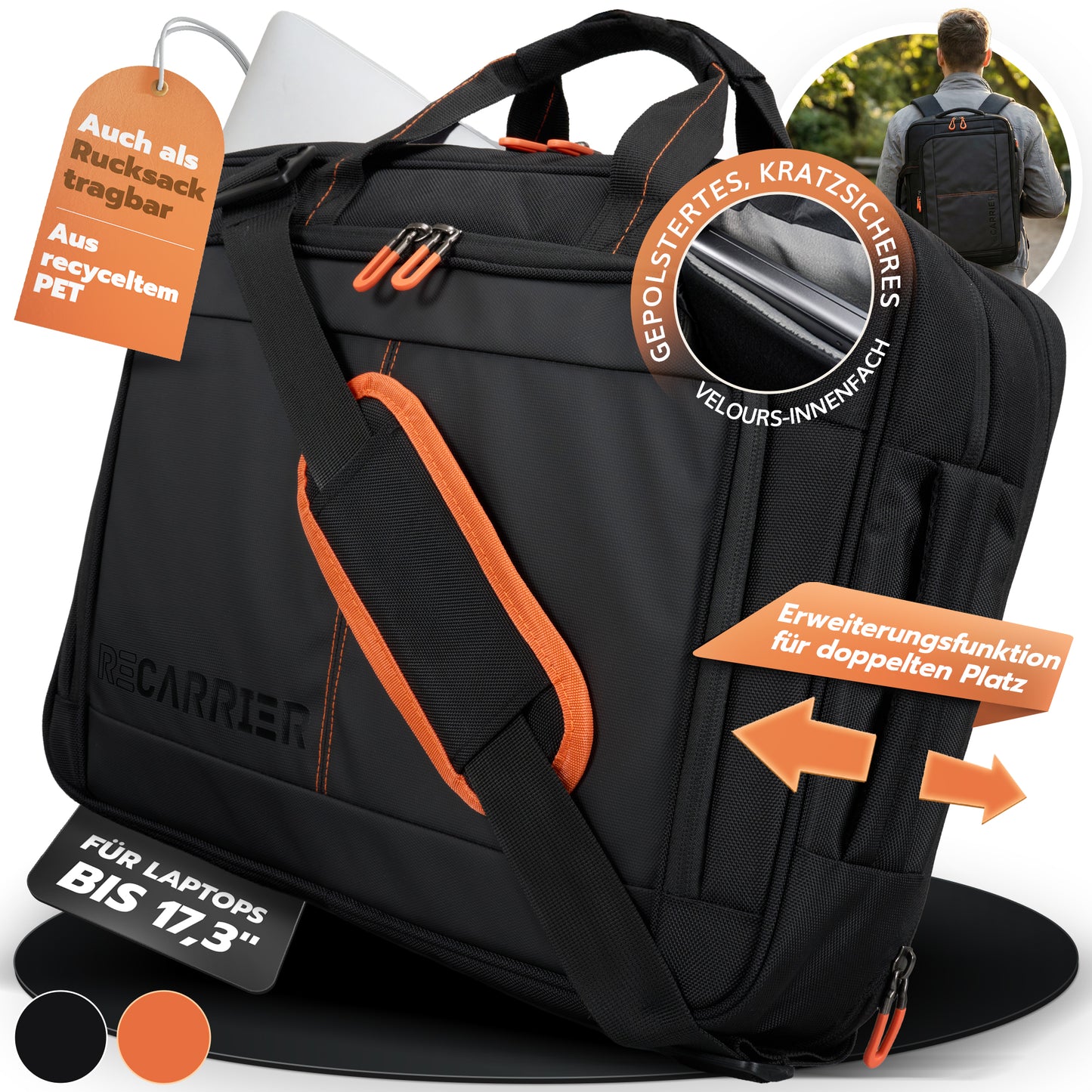 RECARRIER WorkBag aus recyceltem PET