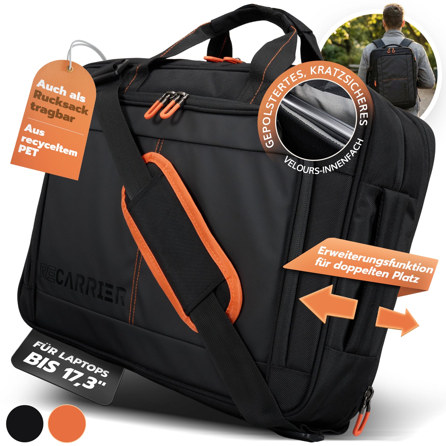 RECARRIER WorkBag aus recyceltem PET