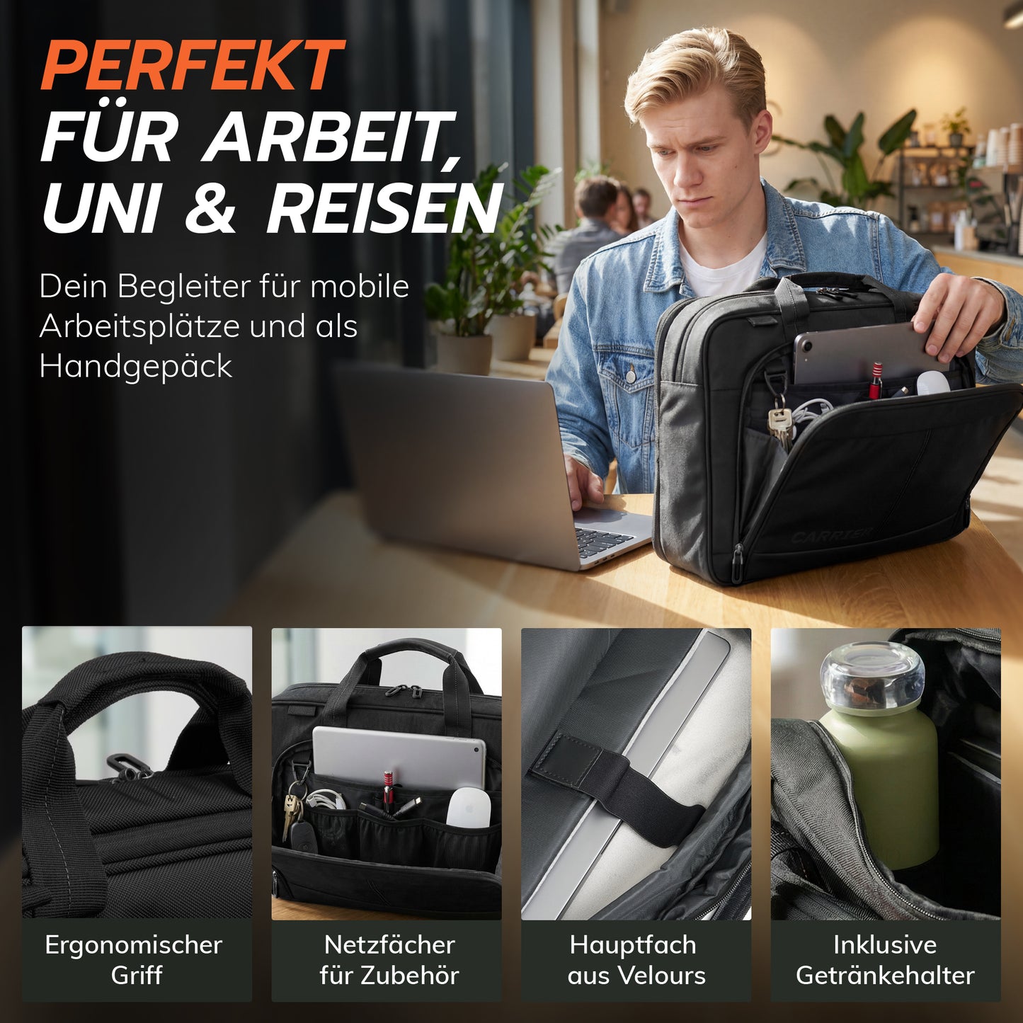 RECARRIER WorkBag aus recyceltem PET