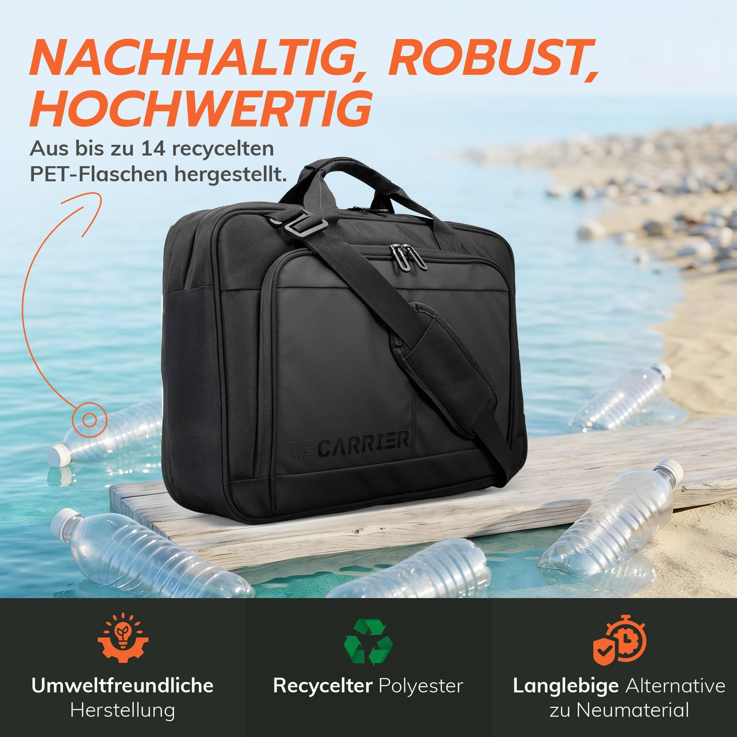 RECARRIER WorkBag aus recyceltem PET