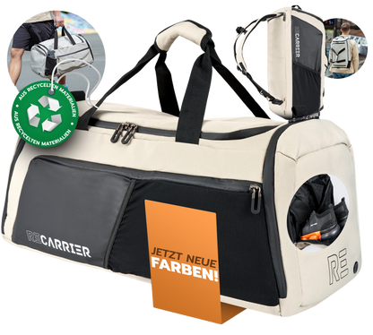 RECARRIER Gym Bag aus recycelten PET-Flaschen