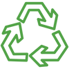 Aus recyceltem PET